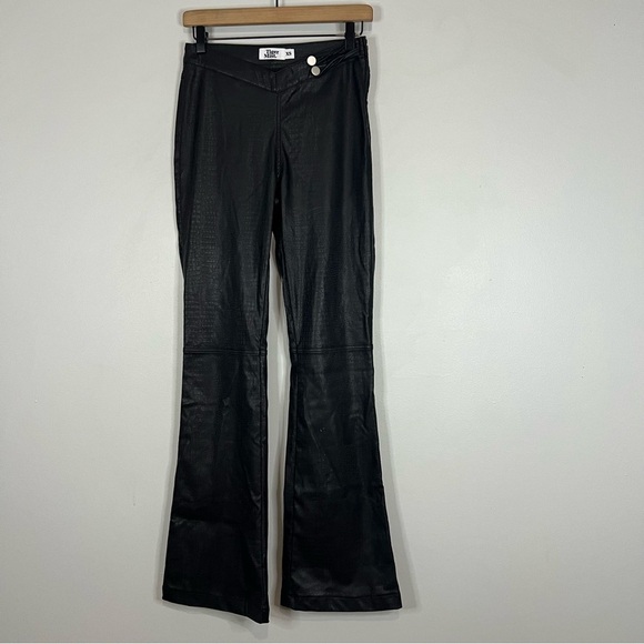 PRINCESS POLLY TIGER MIST JADENE BLACK FLARE PANTS SIZE XSMALL - Picture 2 of 9
